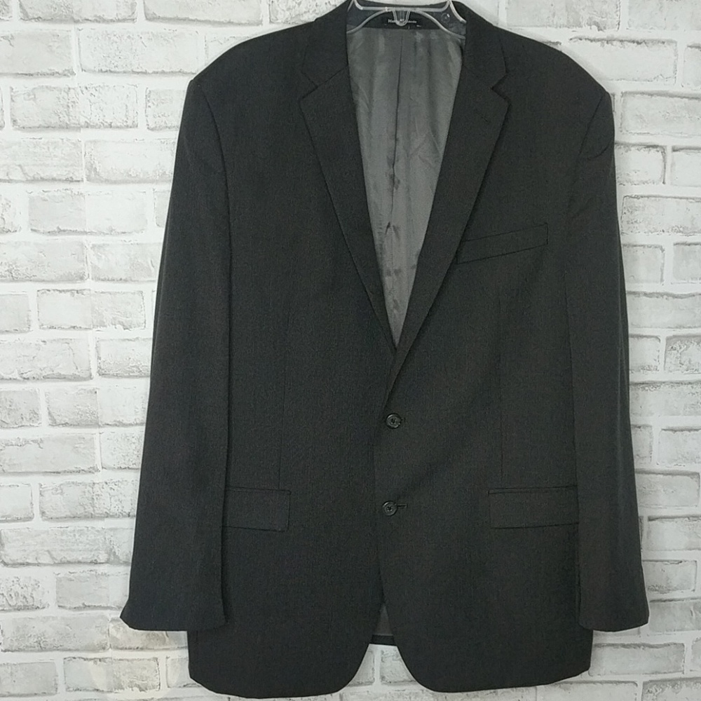 Egara Slim Fit Suit Jacket Dark Grey 46 Long